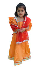 Load image into Gallery viewer, Orange and red lehenga
