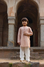 Load image into Gallery viewer, Virsa- Kurta payjama and jacket set for boys
