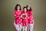Load image into Gallery viewer, Blooming Red Ethnic Kurta Payjama for girls
