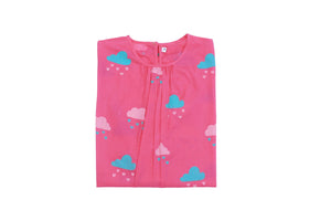 Little Clouds Pink Nightie for girls