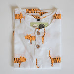 Load image into Gallery viewer, Augustus Tiger-White Night Dress for kids
