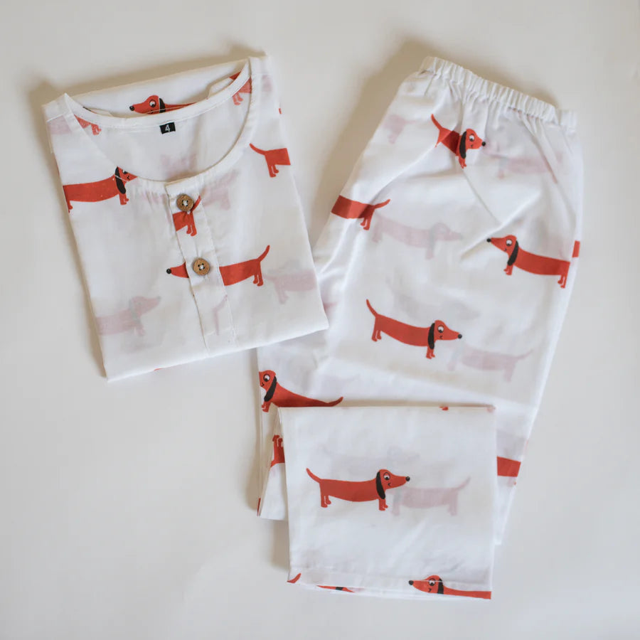 A Dog's Life White Night Dress for kids