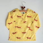 Load image into Gallery viewer, A Dog&#39;s Life Yellow Night Dress for kids
