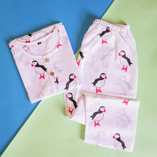 Mr Puffin Night Dress for kids