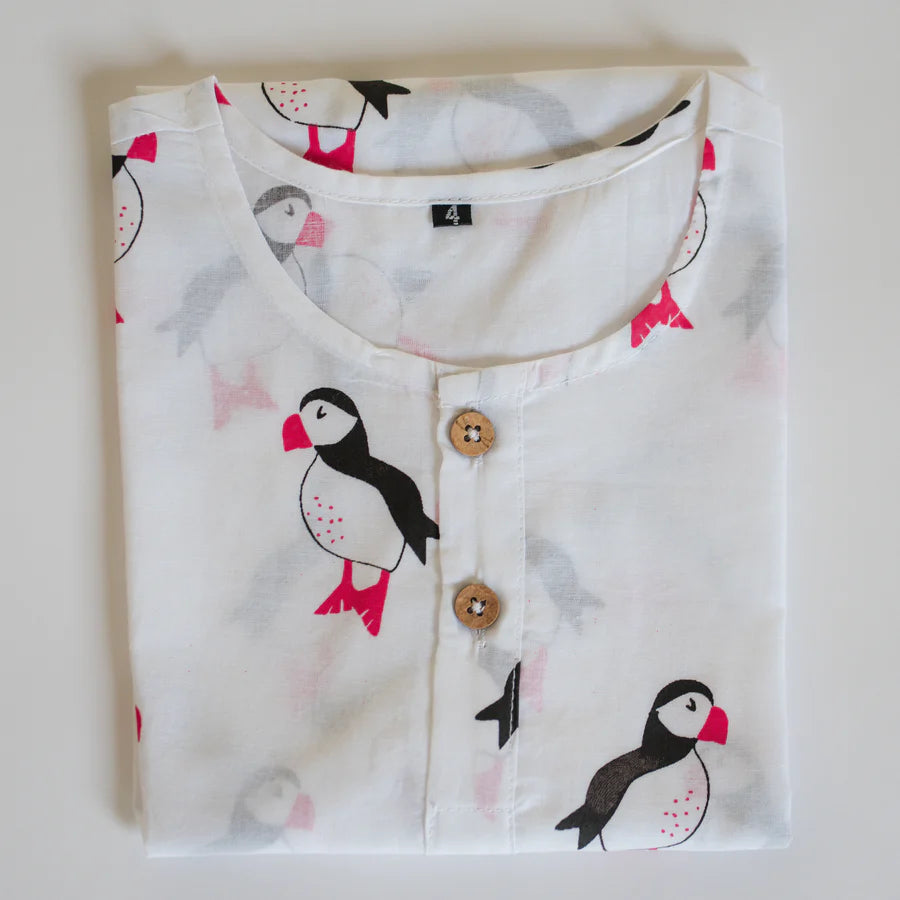Mr Puffin Night Dress for kids