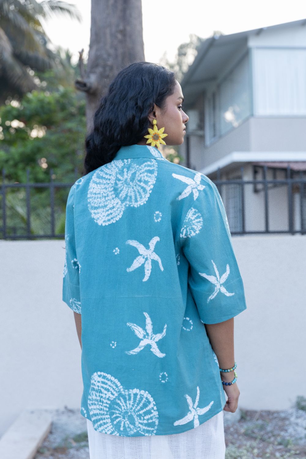 SEASHELL CAMP COLLAR SHIRT