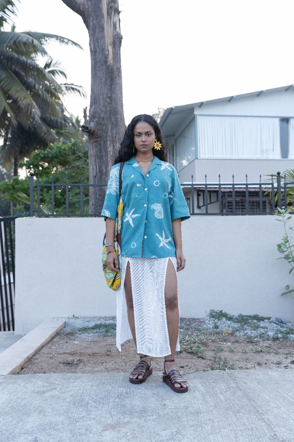 SEASHELL CAMP COLLAR SHIRT
