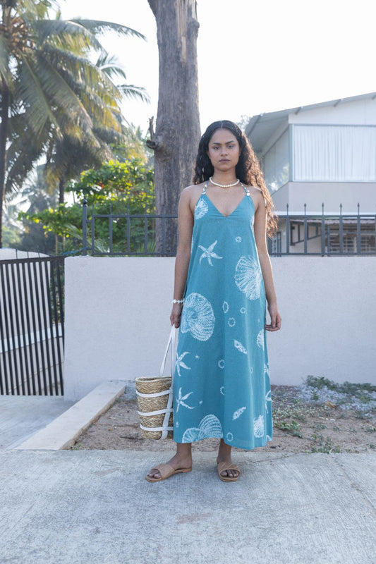 HAWAII HALTER NECK DRESS