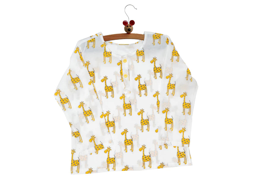 The Curious Giraffe Night Dress