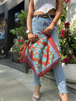 Load image into Gallery viewer, RANIA RUST TOTE BAG
