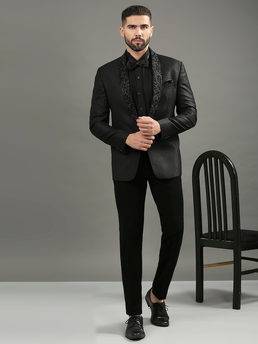 Coal Black Tuxedo for Men