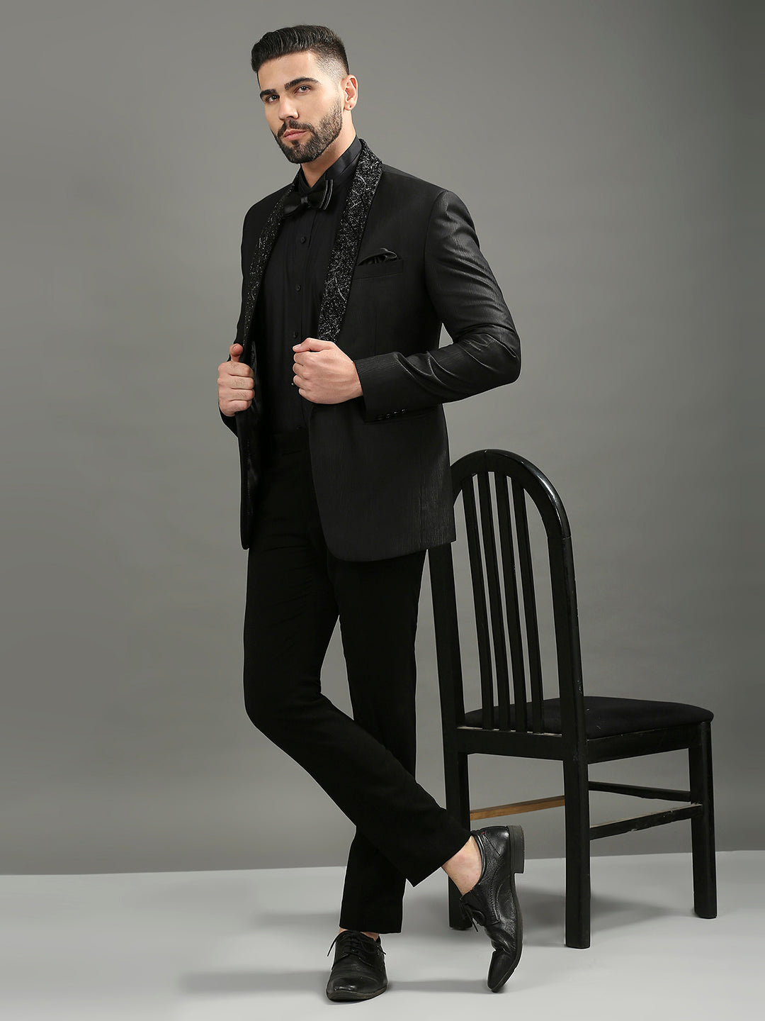 Coal Black Tuxedo for Men