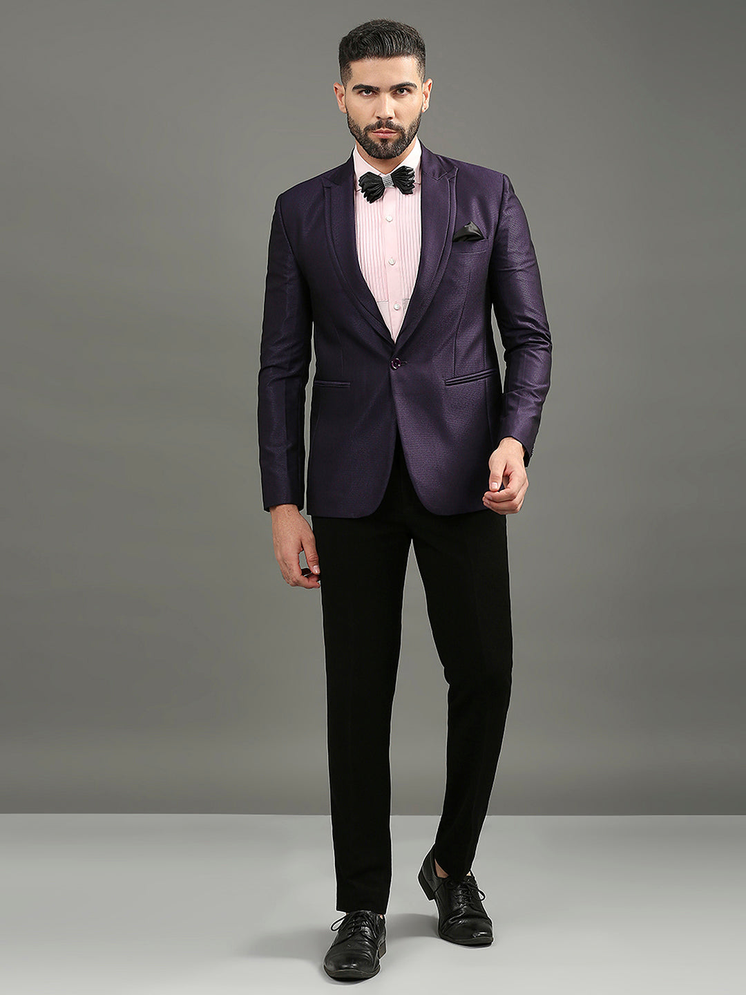 Aubergine Suit Set for Men