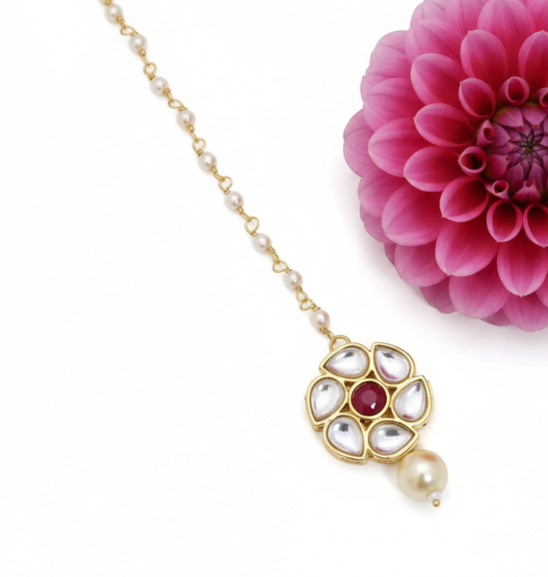 Floral tikka for women and girls