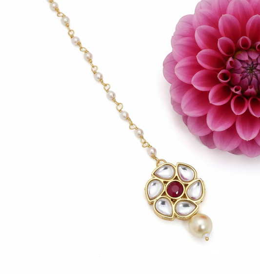 Floral tikka for women and girls