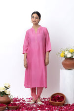 Load image into Gallery viewer, PINK DHOTI SET
