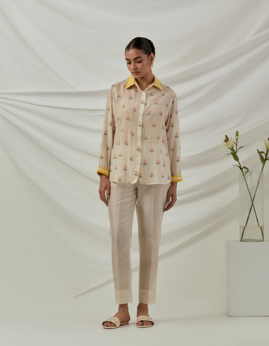 Cotton Chanderi embroidered tunic