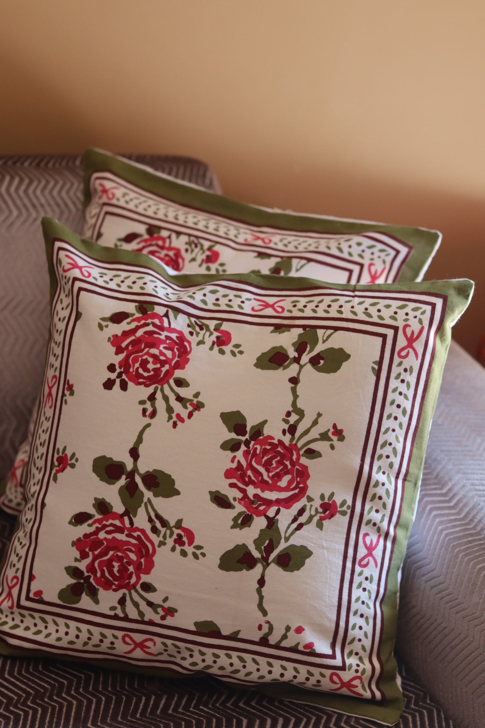 Roses Cushion Cover - set of 2