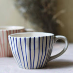Load image into Gallery viewer, His And Her Stripe Cups
