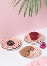 Load image into Gallery viewer, Chequered Heart - Dessert Plates
