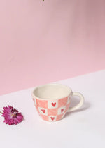 Load image into Gallery viewer, Chequered Heart Mug
