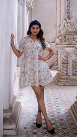 Load image into Gallery viewer, AALIA LINEN TIER DRESS
