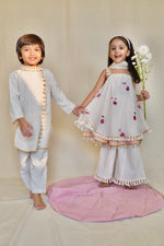 Load image into Gallery viewer, White Lotus Malkha Kurta and Pants
