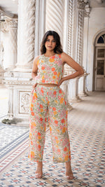 Load image into Gallery viewer, GARDEN OF DREAMS LINEN CO-ORD SET
