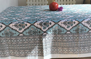 Gulmohar Table Cover Blue