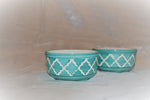 Load image into Gallery viewer, Aqua Blue Pottery Bowls
