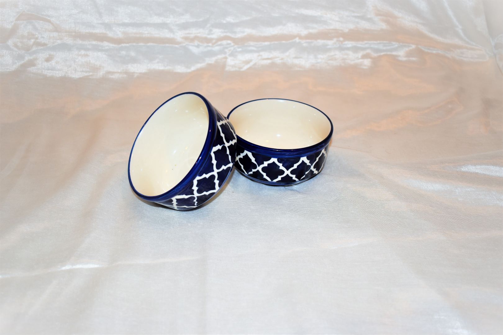 Azraq Blue Pottery Bowls