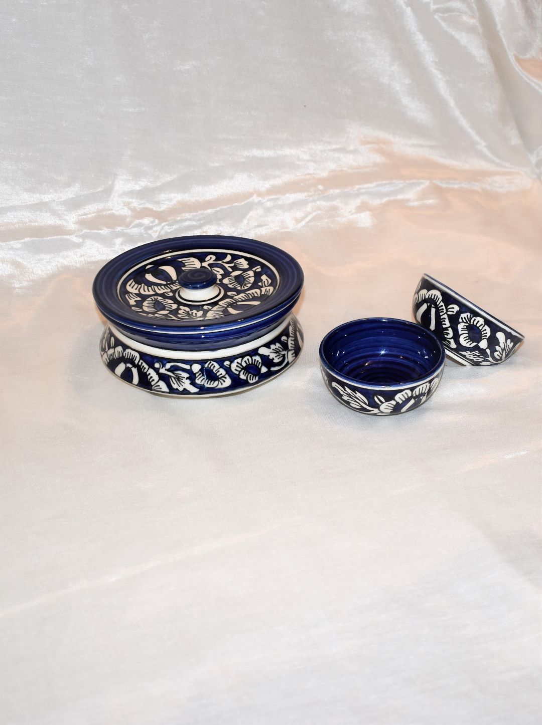 Indivar Blue Pottery Bowls