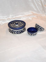 Load image into Gallery viewer, Indivar Blue Pottery Bowls

