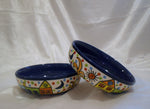Load image into Gallery viewer, Marilee Blue Pottery Salad Bowls
