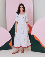 Load image into Gallery viewer, Rani Mirror Work Maxi Dress

