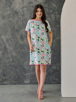 Load image into Gallery viewer, Pastel Floral Short Dress
