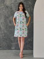 Load image into Gallery viewer, Pastel Floral Short Dress

