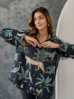 Load image into Gallery viewer, Tropical Jungle Print Shirt
