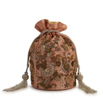 Load image into Gallery viewer, Pancho pink potli bag

