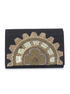 Shades of gold clutch