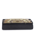 Load image into Gallery viewer, Shades of gold clutch
