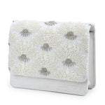 Load image into Gallery viewer, Pearl floral clutch
