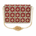 Load image into Gallery viewer, Jaal gold clutch

