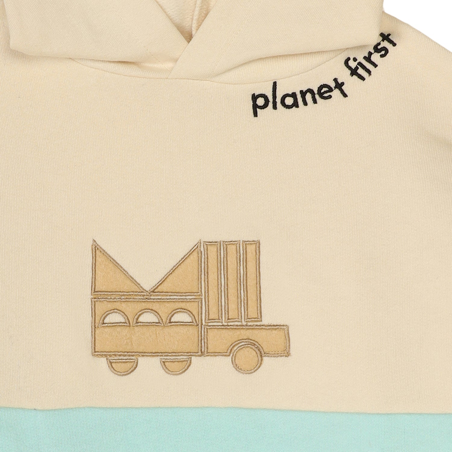 Planet First Colour Blocked Unisex Hoodie
