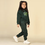 Load image into Gallery viewer, Dark Green Unisex Joggers in Cotton Fleece

