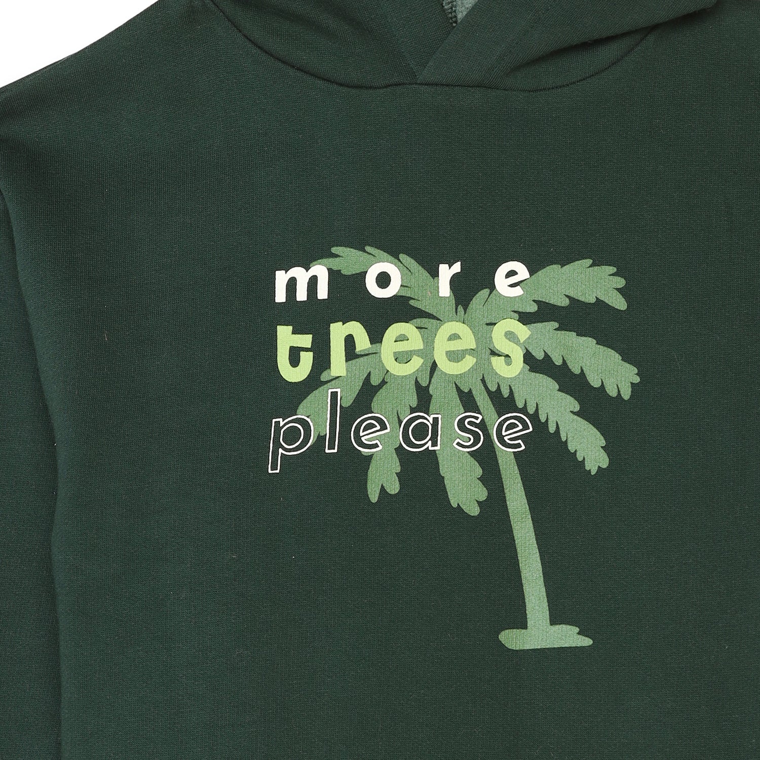 Trees-Please Unisex Hoodie, Dark Green
