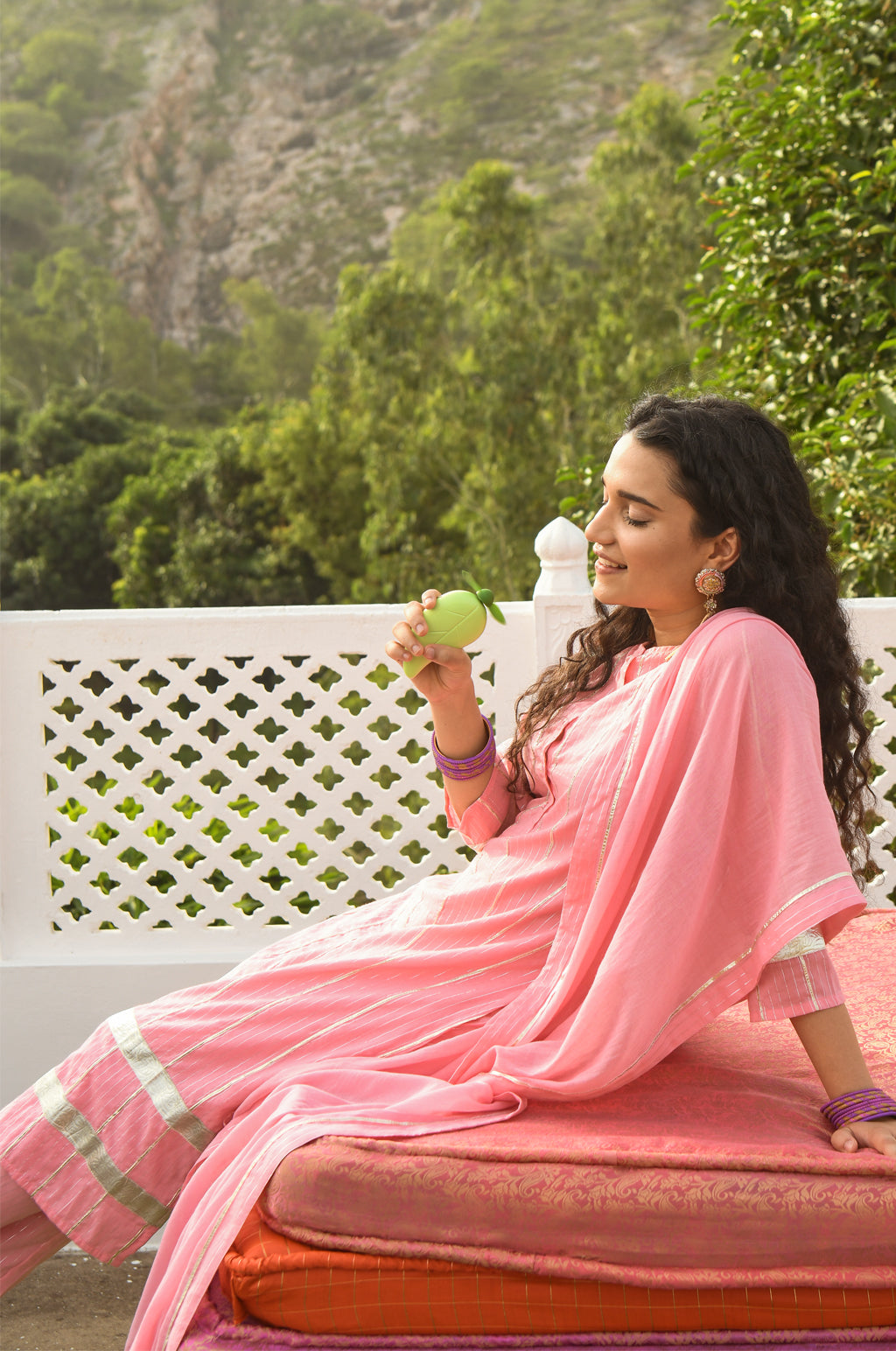 Swara Pink Kurta-Pant Set