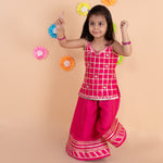Load image into Gallery viewer, Pink Gota Sharara Set
