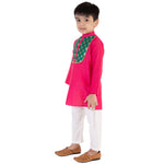 Load image into Gallery viewer, Pink Kurta with White Pajama
