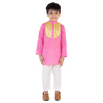 Load image into Gallery viewer, Baby Pink Kurta with White Pajama
